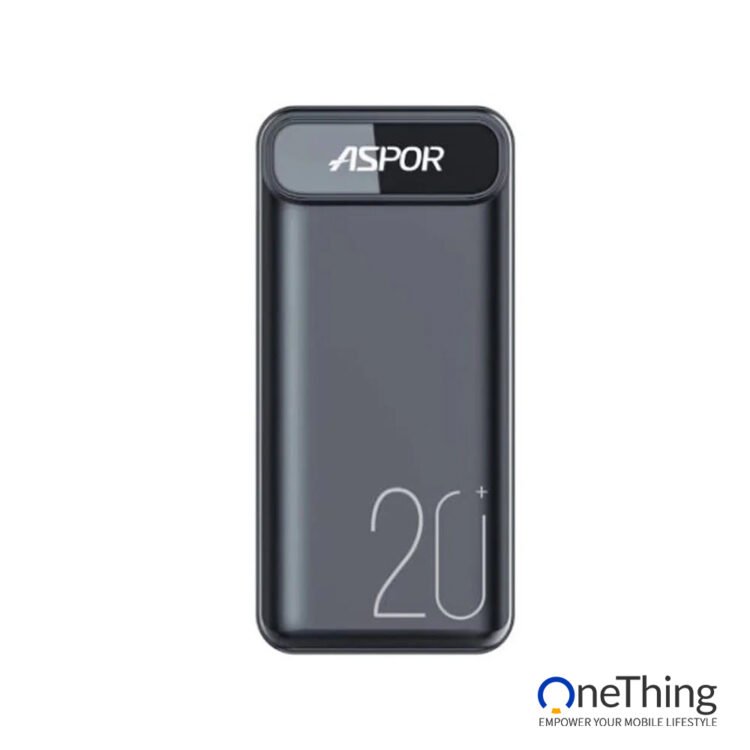 Aspor 20000mAh Power Bank With PD Charging